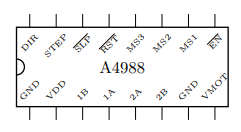 A4988 stepper motor driver schematic