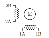 NEMA 17 stepper motor schematic